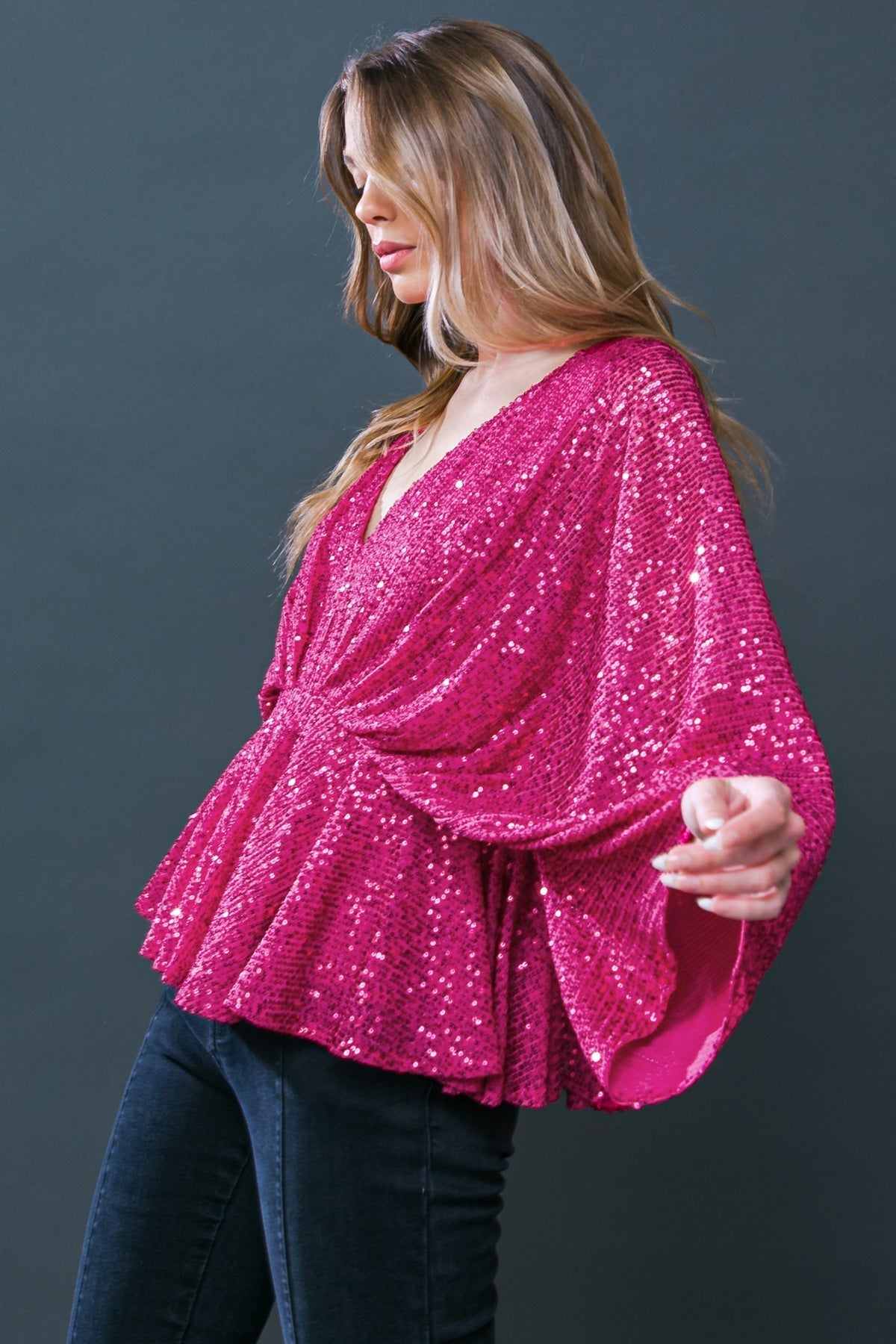 START OF FOREVER SEQUIN TOP Flying Tomato